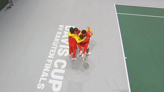 Watch the moment Nadal seals Davis Cup triumph for Spain Watch the moment Nadal seals Davis Cup triumph for Spain