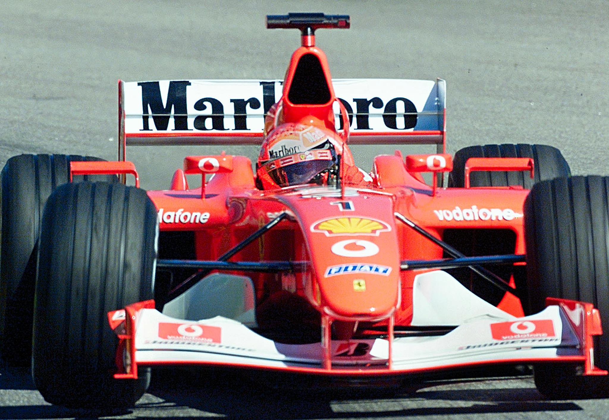 Mit dem F2002 feierte Schumacher seinen fünften WM-Titel