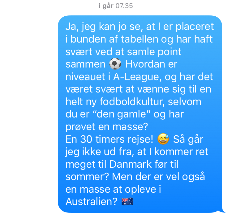 SMS-dagbog med Jakob Poulsen