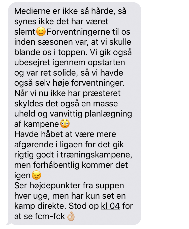 SMS-dagbog med Jakob Poulsen