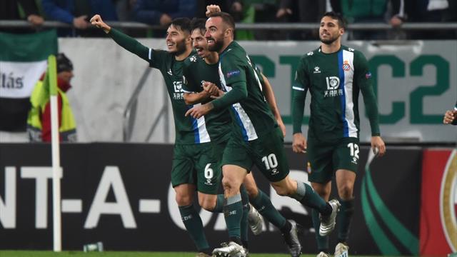Europa League, Ferencváros-Espanyol: Darder vale un primer puesto (2-2)