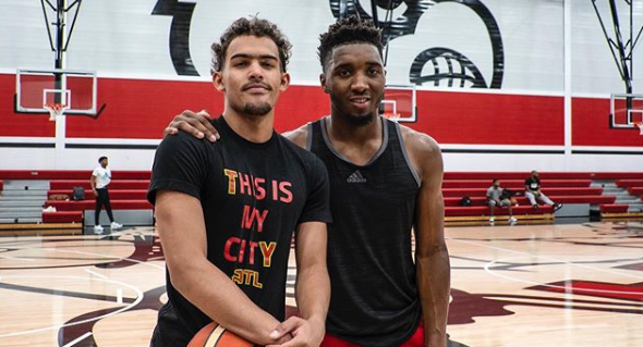 Trae Young ve Donovan Mitchell