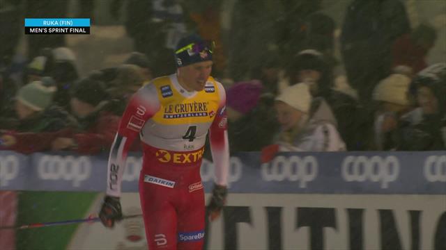 Klaebo leads Norway one-two in Ruka sprint final Klaebo leads Norway one-two in Ruka sprint final
