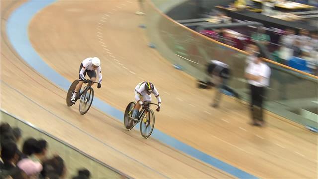 Lee wins gold at home in Hong Kong World Cup sprint final Lee wins gold at home in Hong Kong World Cup sprint final