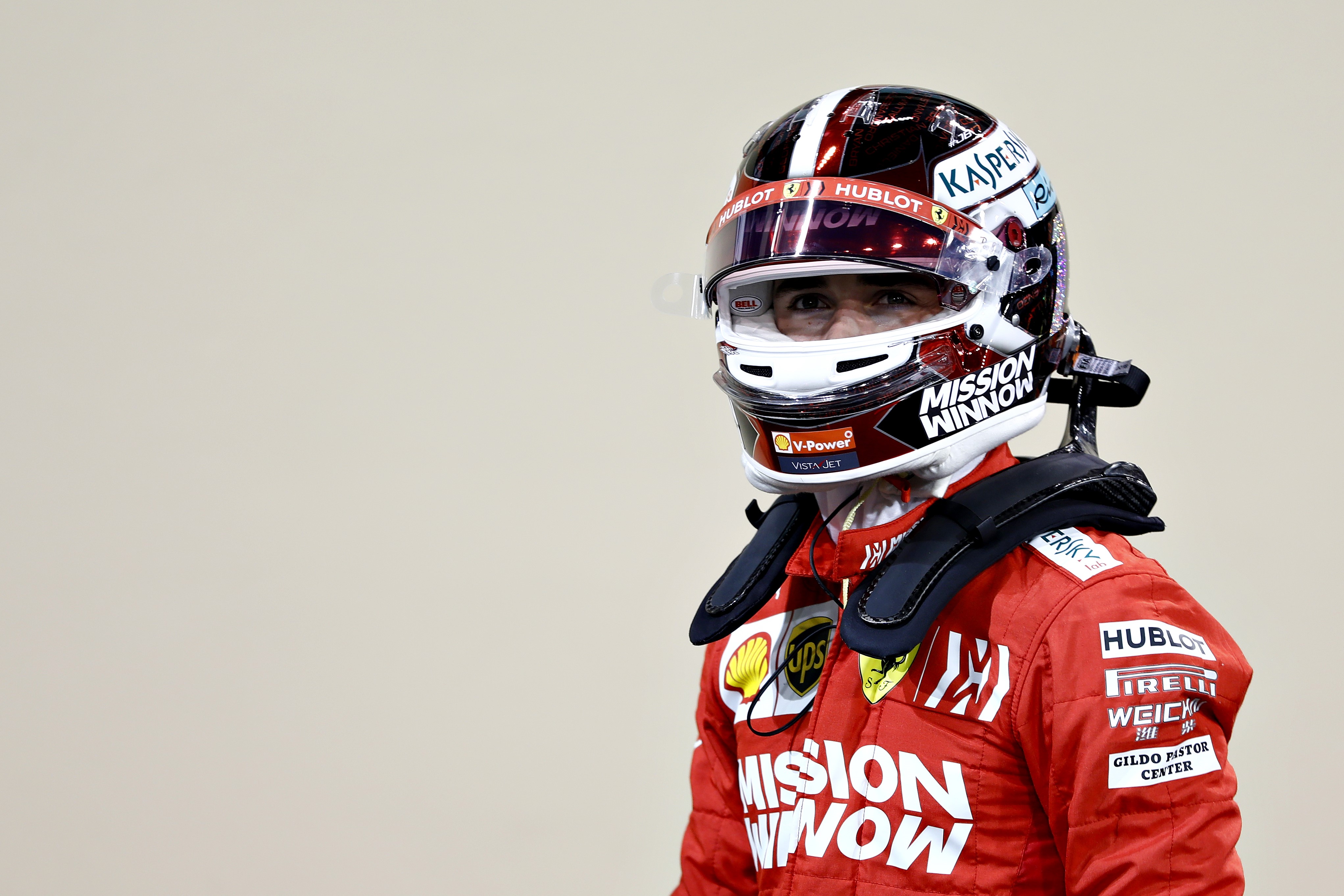 Charles Leclerc (Ferrari) au Grand Prix d'Abou Dabi 2019