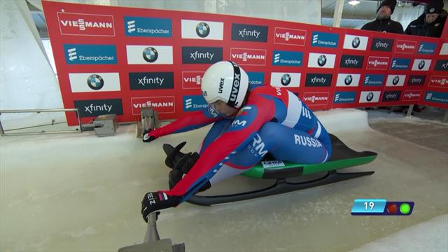 Rodelen | Demchenko over twee runs het snelste bij de vrouwen Rodelen | Demchenko over twee runs het snelste bij de vrouwen