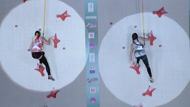 Russia's Kaplina wins speed climbing final Russia's Kaplina wins speed climbing final