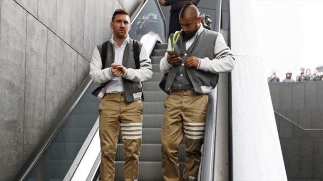 La curiosa indumentaria con la que aterrizó el Barça en la capital antes de medirse al Atlético