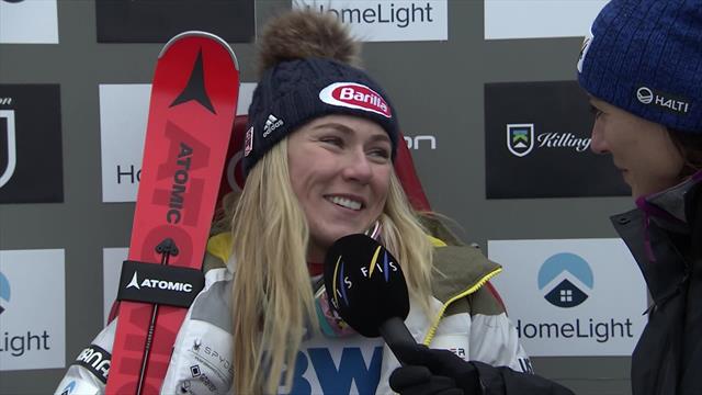 Shiffrin - I thought I was going to fall at every gate Shiffrin - I thought I was going to fall at every gate