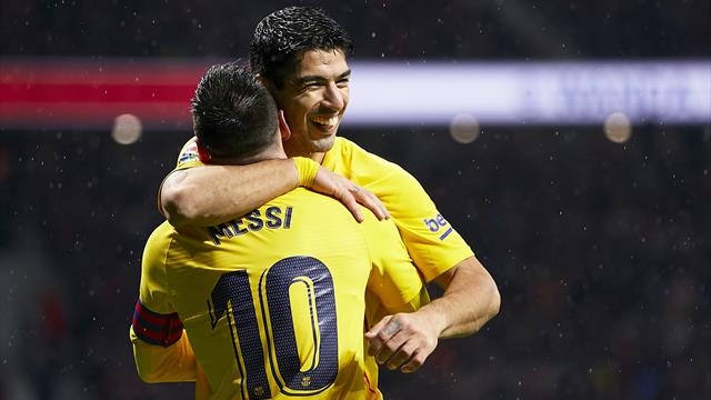 Simeone : "On ne peut qu'applaudir Messi et Suarez" Simeone : "On ne peut qu'applaudir Messi et Suarez"