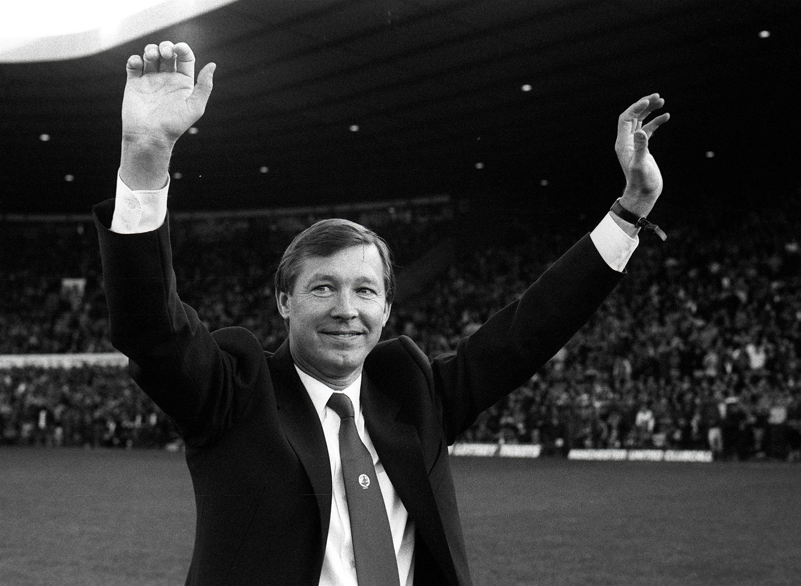 Alex Ferguson en 1986