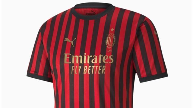 Il Milan compie 120 anni: ecco la maglia celebrativa del club rossonero