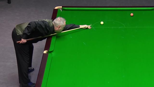 WATCH: Higgins takes opening frame after 55-minute struggle WATCH: Higgins takes opening frame after 55-minute struggle
