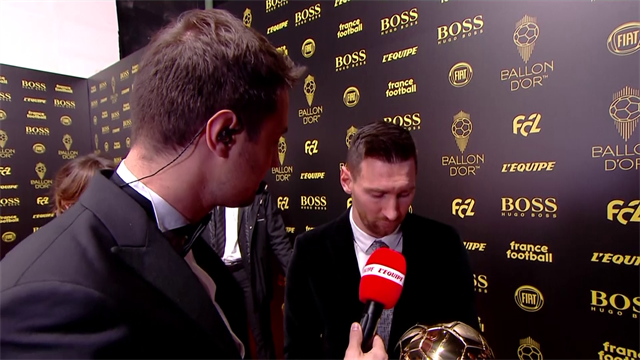 Messi: "Un orgoglio vincere 6 Palloni d'Oro. Ma qualcuno un giorno mi supererà..." Messi: "Un orgoglio vincere 6 Palloni d'Oro. Ma qualcuno un giorno mi supererà..."