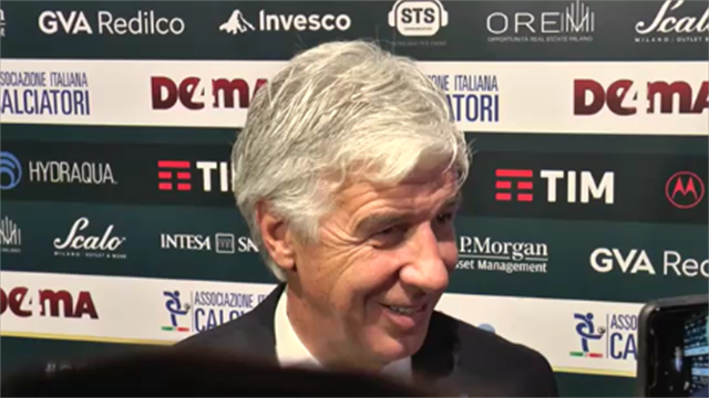 Gasperini: "Il premio lo ritiro io, ma lo condivido con tutti" Gasperini: "Il premio lo ritiro io, ma lo condivido con tutti"
