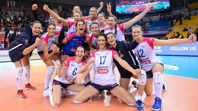 Mondiale per Club: Novara da sballo, battuto il Tianjin in rimonta al tie-break