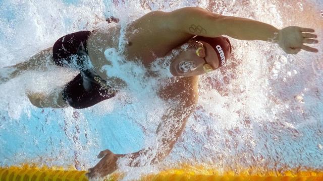 Gabriele Detti è 3° nei 400 stile libero, vince Rapsys; Cusinato di bronzo nei 400 misti donne