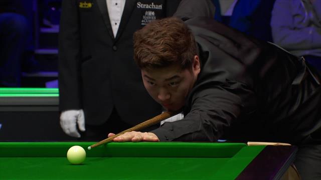 Yan Bingtao dispatches cross double to seal two-frame lead Yan Bingtao dispatches cross double to seal two-frame lead