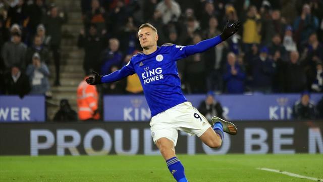 Vardy scores again as Leicester win seventh straight match