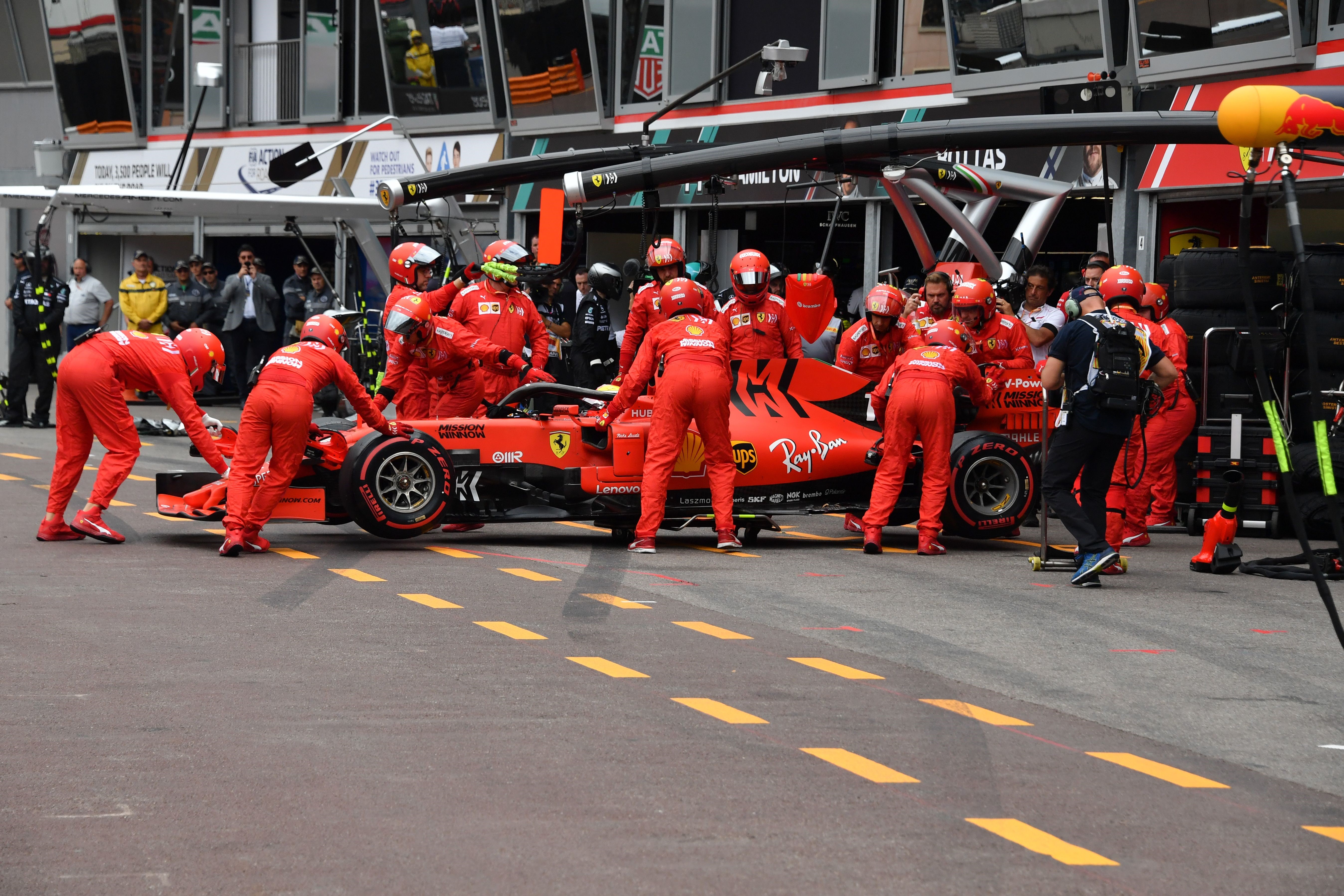 Sebastian Vettel (Ferrari) au Grand Prix de Monaco 2019