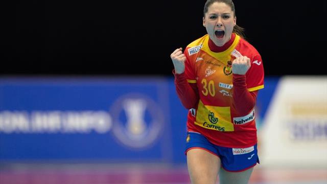 Mundial femenino, Montenegro-España: Victoria en el último segundo de Las Guerreras (26-27)