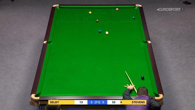 Amazing fluke helps Stevens dump out Selby Amazing fluke helps Stevens dump out Selby