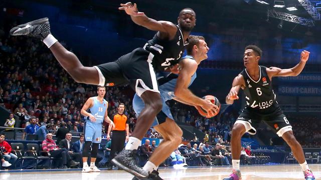 L'Asvel trébuche sur le parquet du dernier, le Zenit Saint-Pétersbourg