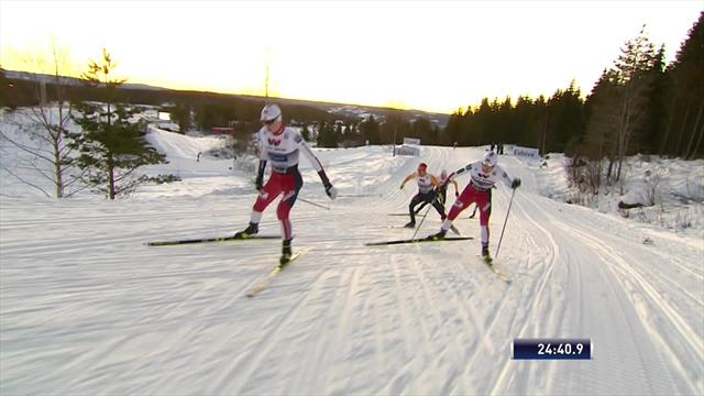 Riiber makes it four in a row Riiber makes it four in a row