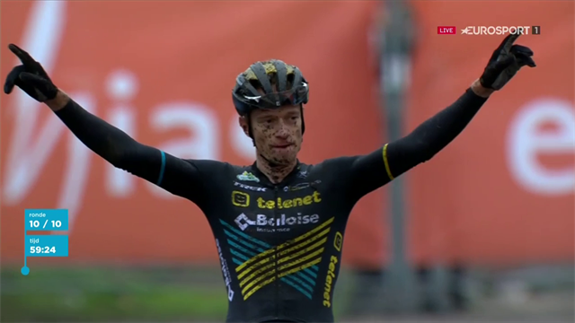Ethias Cross Essen | Quinten Hermans verreweg de sterkste in de modder Ethias Cross Essen | Quinten Hermans verreweg de sterkste in de modder