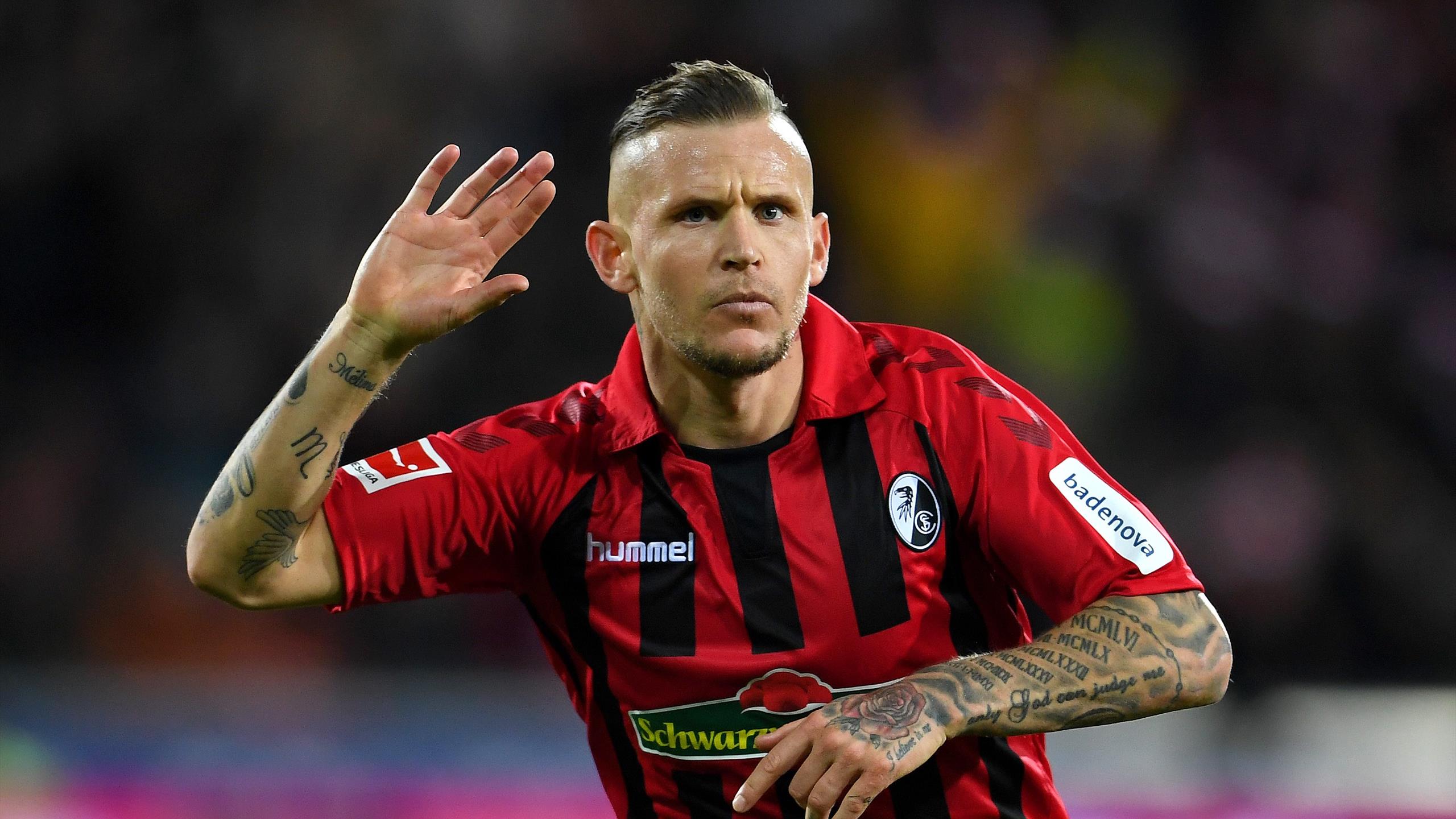 Der SC Freiburg besiegt dann Jonathan Schmid den VfL Wolfsburg Eurosport