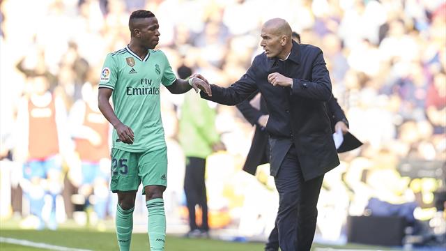 Zidane destaca el trabajo de Vinícius Zidane destaca el trabajo de Vinícius