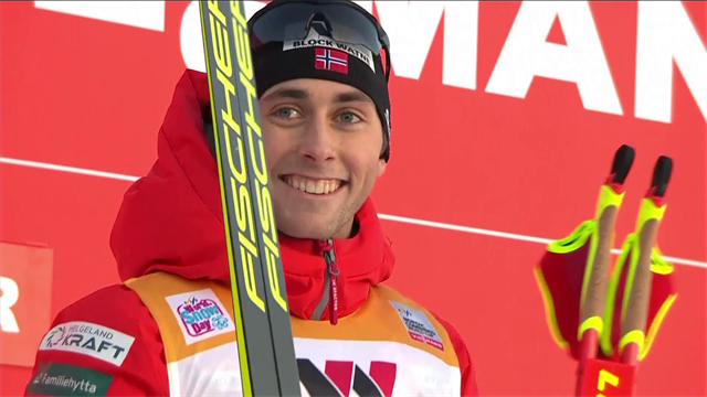 Riiber wins fifth World Cup race in a row Riiber wins fifth World Cup race in a row