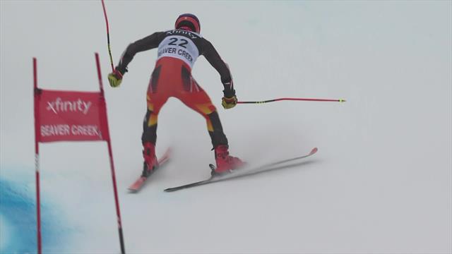 Esquí alpino, Copa del Mundo: Read echa a perder su buena actuación con una caída Esquí alpino, Copa del Mundo: Read echa a perder su buena actuación con una caída