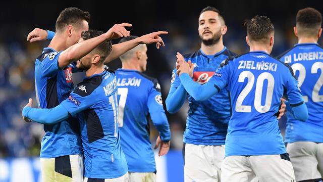 Milik fa sorridere il Napoli: 4-0 al Genk, Ancelotti può salutare con il pass per gli ottavi