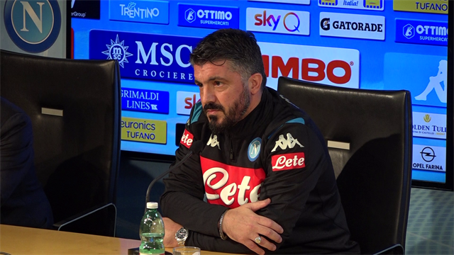Gattuso: "Imbarazzante vedere il Napoli settimo: punto ad arrivare in Champions" Gattuso: "Imbarazzante vedere il Napoli settimo: punto ad arrivare in Champions"