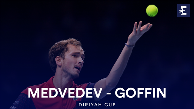 Höjdpunkter: Medvedev - Goffin Höjdpunkter: Medvedev - Goffin