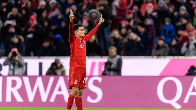 Trois buts, deux passes : le Bayern peut remercier Coutinho