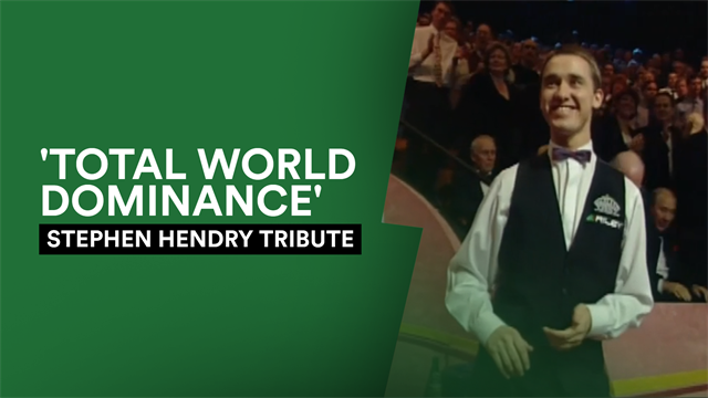 'You never thought he'd lose' - Stars recall Hendry dominance 'You never thought he'd lose' - Stars recall Hendry dominance