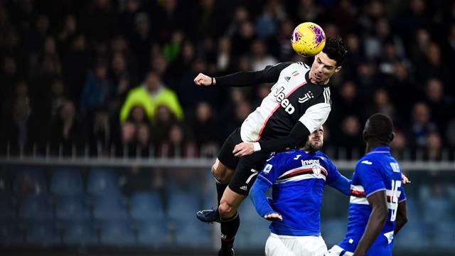 Brutal salto de Cristiano en su golazo en la victoria de la Juventus