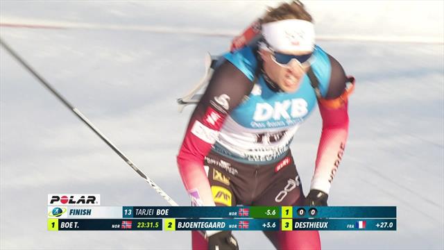 Boe's frantic finish briefly gives him sprint lead Boe's frantic finish briefly gives him sprint lead