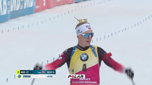 Boe powers to victory number 42 in men's Pursuit Boe powers to victory number 42 in men's Pursuit