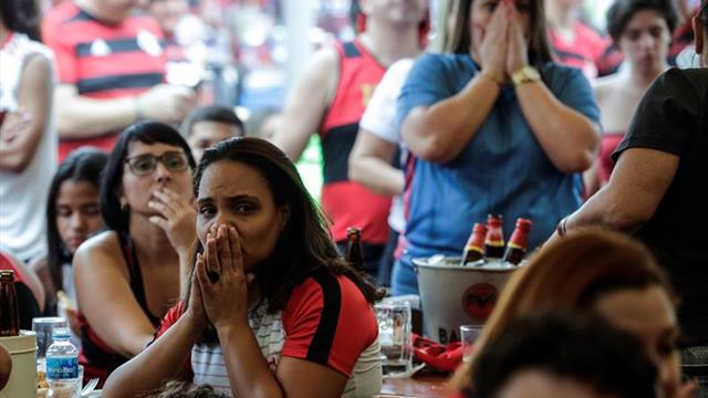 La afición del Flamengo vibra en Brasil pese a la derrota ante el Liverpool