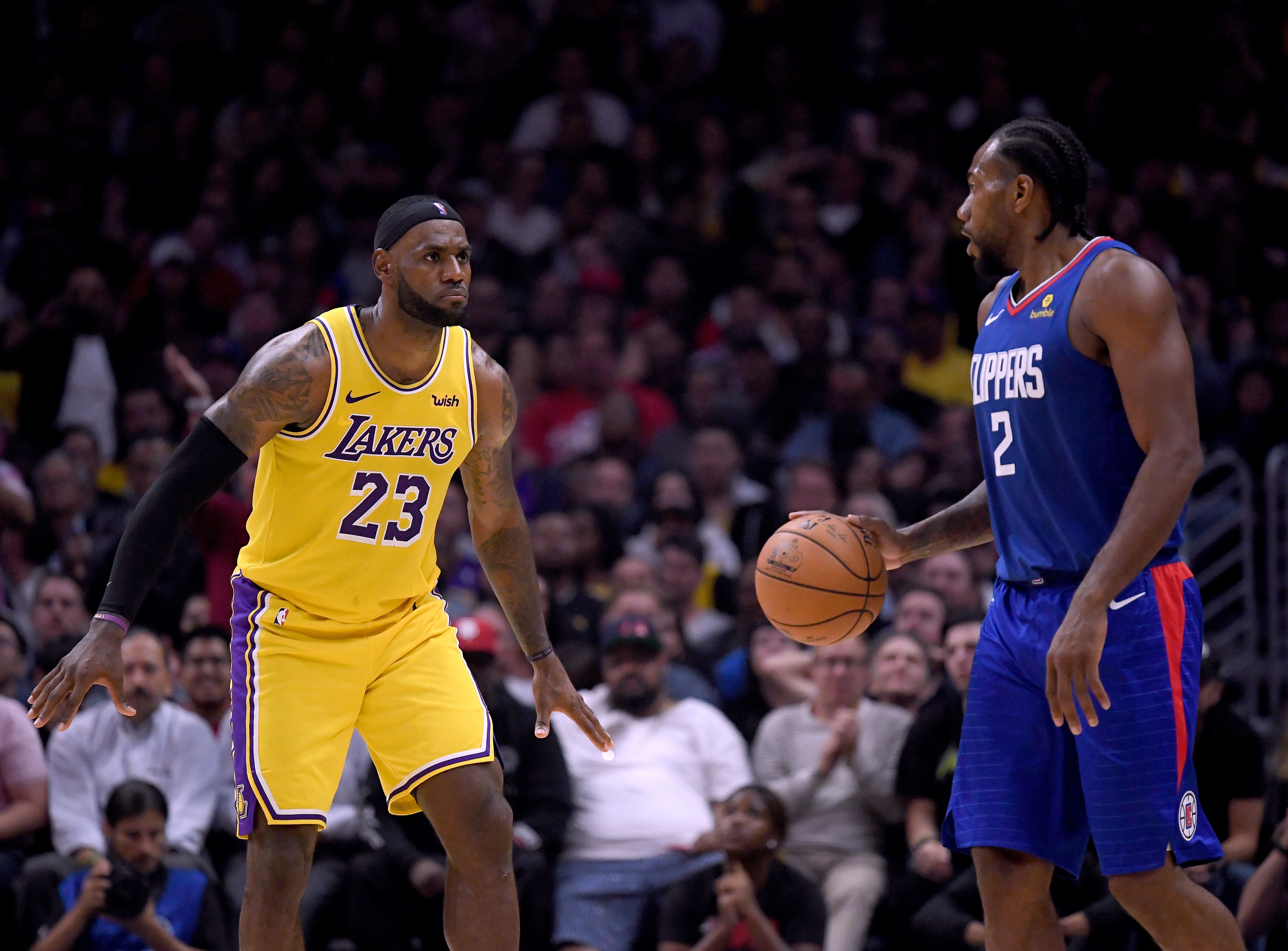 LeBron James ve Kawhi Leonard | Los Angeles Lakers-Los Angeles Clippers