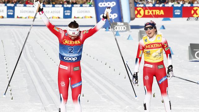 Østberg sikret sesongens første seier etter å ha slått Johaug - Langrenn - Eurosport