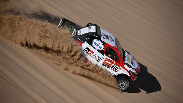 Dakar 2020: Alonso roza su primera victoria de etapa y Sainz sufre para mantener el liderato