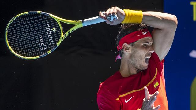 La joie de Goffin, vainqueur contre Nadal (vidéo) — ATP Cup La joie de Goffin, vainqueur contre Nadal (vidéo) — ATP Cup
