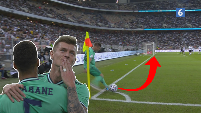 Kæmpe drop eller kæmpe genialitet? Kroos scorer direkte på hjørne i Supercopaen Kæmpe drop eller kæmpe genialitet? Kroos scorer direkte på hjørne i Supercopaen