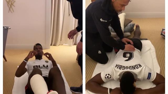 Pogba lanza un guiño ¿al Madrid? con la camiseta del Valencia antes de la Supercopa