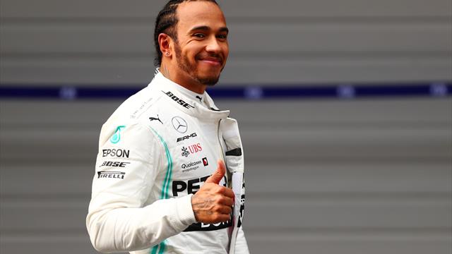 Hamilton satisfait de ses premiers tours au volant de la W11