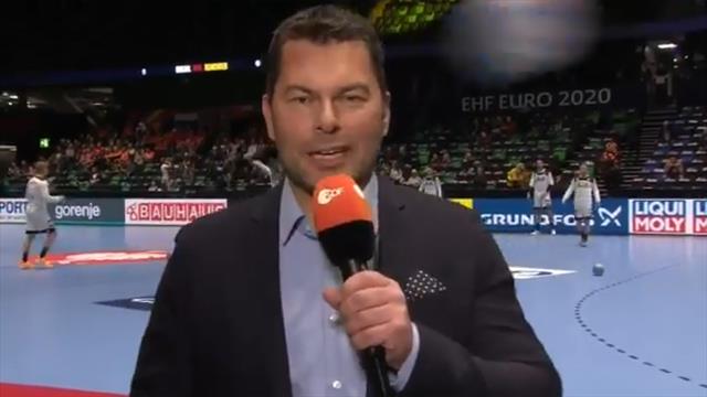 Autsch! Reporter während Live-Übertragung am Kopf getroffen